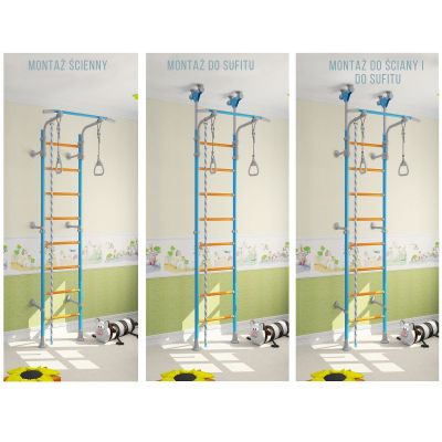 13. Wallbarz Family EG-W-056 Gymnastics Ladder