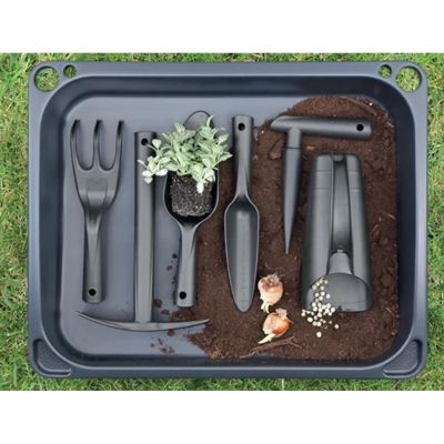 8. HOE 2-IN-1 PLASTIC RAKE