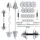 2. 3-in-1 HMS STC55 weight set (dumbbells, straight barbell and curl barbell) chrome plated in a 55kg case