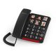 2. Big Button Telephone BIGTel 40 plus - tamsiai pilkas