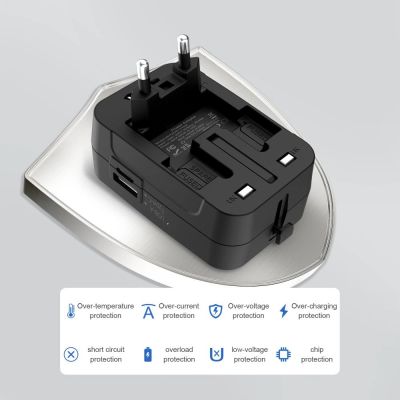 6. Tech-Protect TA300 Travel Adapter EU / UK / AU - Black