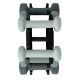 12. VIRTUFIT NEOPRENE DUMBBELL SET - BAR BELL SET - WITH HANDLE
