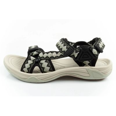 2. CMP Hamal women's sandals with Velcro fastening and trekking sole, green