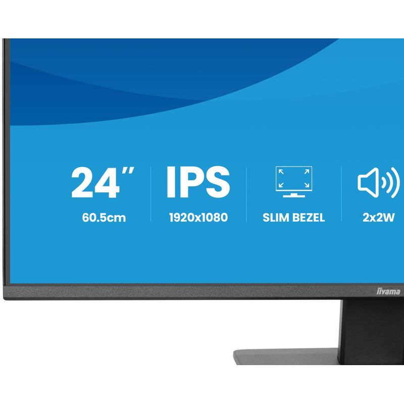 13. iiyama ProLite X2493HSU-B1 computer monitor 60.5 cm (23.8") 1920 x 1080 px Full HD LED Black