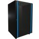 Extralink Rack Cabinet 27U 800x800 Black Standing