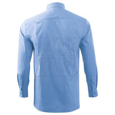 2. Malfini Style LS M MLI-20915 blue shirt