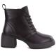 7. Women's leather ankle boots on a platform, insulated, brown, D&A S.Barski CR62-3368