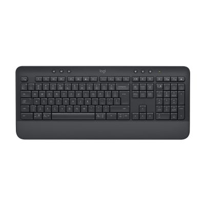6. Logitech Signature MK650 Combo For Business Keyboard Included Mouse Office Bluetooth QWERTY American International Graphite