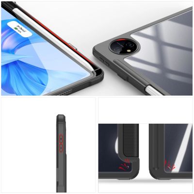 4. Dux Ducis Toby Case for Huawei MatePad Pro 11'' (2022) Cover with S Pen Pen Smart Cover Stand Black