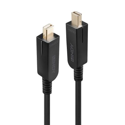 3. Lindy 38481 DisplayPort Cable 20m Mini DisplayPort Black