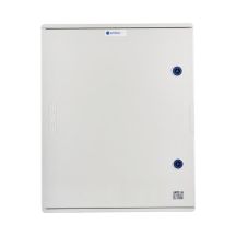 Hermetic IP66 EMITER AC connection switchboard with Dehn type 2 AC surge arrester, 100A 3F, FR 100A, signal, phase