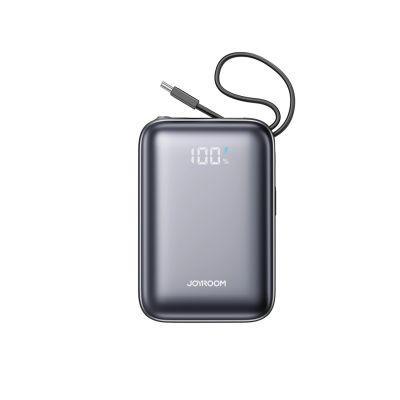 2. Joyroom JR-PBF29 20000mAh 22.5W Powerbank with Double Cable - Black