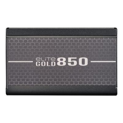 3. Cooler Master Elite Gold 850 Power Supply Module 850W 24-pin ATX ATX Black