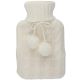 8. ALPINA RUBBER HOT WATER BOTTLE WITH COVER 0.7 L WHITE