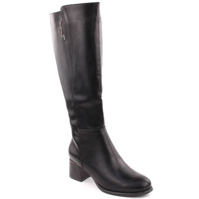 2. Women’s Black Heeled Insulated Boots Jezzi MR2481-3