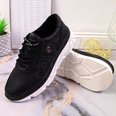 4. Black Vinceza W JAN131 platform sports shoes