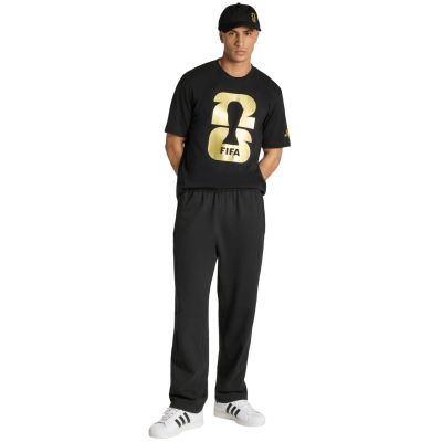 6. adidas FIFA World Cup 26 Official Emblem Men's T-Shirt Black KB3704