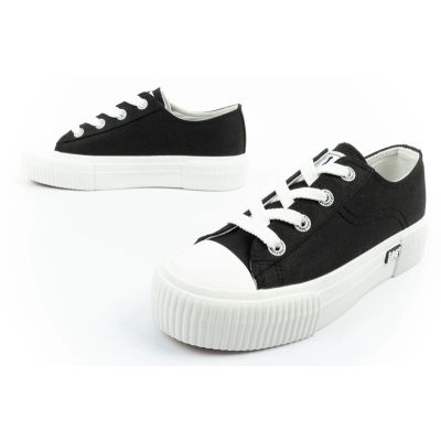 8. Lee women's sports shoes Isla sneakers black platform comfortable