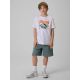 4. Boy's cotton T-shirt 4F 4FJRSS26TTSHM4171-10S