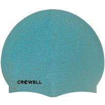 Silicone swimming cap Crowell Recycling Pearl light blue col.6