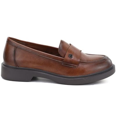 2. Women's loafers, brown loafers, Potocki JE19332