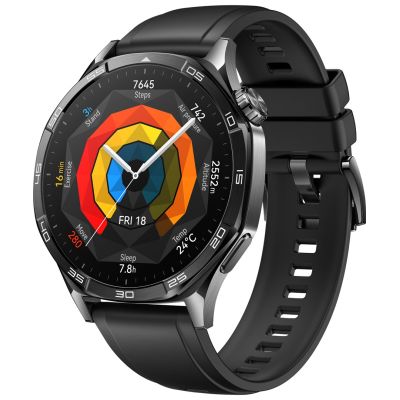 3. Huawei WATCH GT 5 46mm Vili-B19F | Smartwatch | GPS (satellite) | AMOLED | 1.43 inches | Black