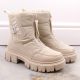 12. Filippo W PAW498B insulated zippered snow boots, beige
