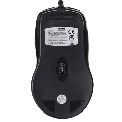 Activejet AMY-083 USB Wired Mouse (Optical; 1000 DPI; Black)