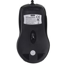 Activejet AMY-083 USB Wired Mouse (Optical; 1000 DPI; Black)