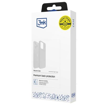 12. 3mk Silicone Case for iPhone 16 Pro - Navy Blue