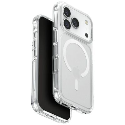 7. Uniq LifePro Xtreme Magclick Charging Case for iPhone 17 Pro - Clear-Glitter