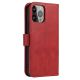 4. Wallet Case with Stand for iPhone 15 Pro Max Magnet Case - Red
