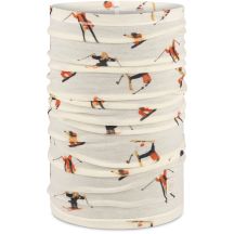 Buff Merino Lightweight Prints Multifunctional Neckwear – Digital Prints Tinsu Ecru