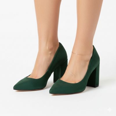 17. Sergio Leone W SK415A black high heel pumps