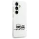 3. Karl Lagerfeld IML Peekaboo Karl&Choupette MagSafe Case for Samsung Galaxy S26 - Transparent