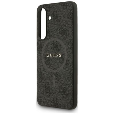 7. Guess 4G Ring Classic Logo MagSafe case for Samsung Galaxy S25 FE - black