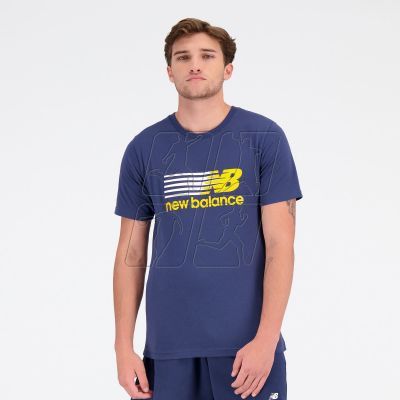 6. New Balance Top Nb Sport Core Plus Graphic T-shirt NNY M MT23904NNY