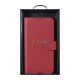 5. iCarer Haitang Leather Wallet Case Leather Case for Samsung Galaxy S22 + (S22 Plus) Wallet Housing Cover Red (AKSM05RD)