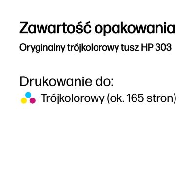 17. Original HP 303 Ink Cartridge (T6N01AE) (Color: Cyan Magenta Yellow)