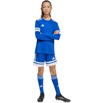 9. adidas Squadra 25 Long Sleeve Kids T-Shirt Blue JJ0046