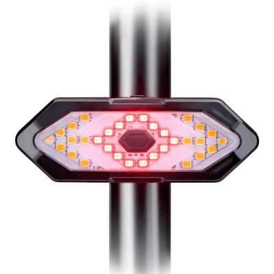 13. DUNLOP REAR BIKE LIGHT WITH LED INDICATOR USB CHARGING