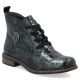 31. Women’s green patent croc ankle boots Rieker 71205-90