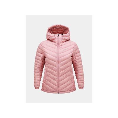 Peak Performance W Frost Down Hood Jacket Pink