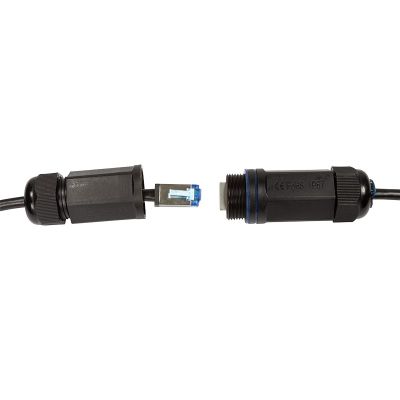 6. Logilink Outdoor PE Patch cable CAT.6A S/FTP, black, 50.0 m