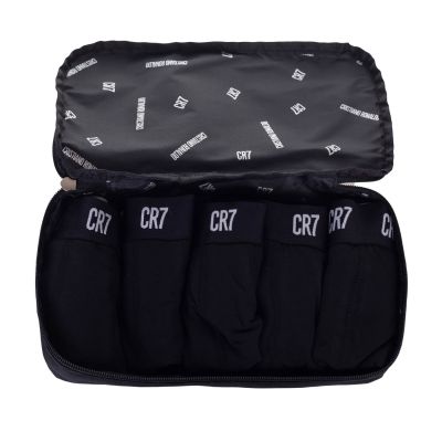 5. CR7 men's boxer shorts 5 pack black as a gift - 8123-49-2902