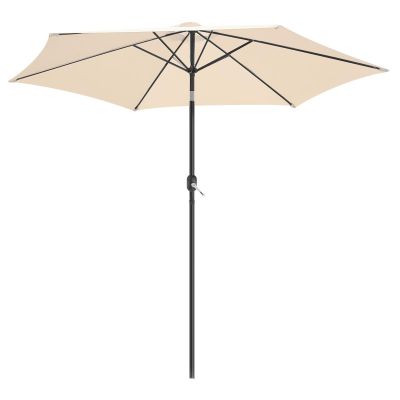 27. GARDEN UMBRELLA 300CM FOLDING BEIGE