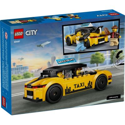 2. LEGO City 60487 Yellow Taxi