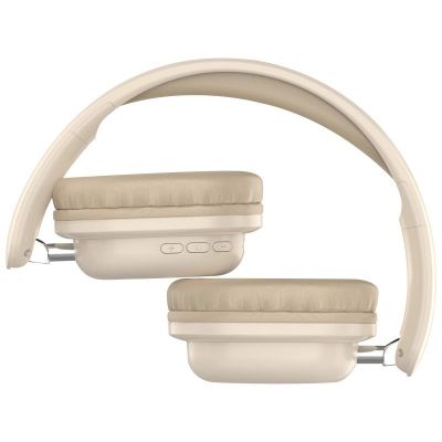 5. DEFENDER ON-EAR BLUETOOTH FREEMOTION HEADPHONES B640 BEIGE 63642