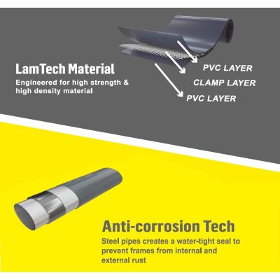 8. OVAL FRAME POOL 305X76CM ULTRA STRONG 12015V63