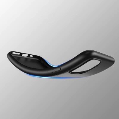 10. Gel flexible cover for iPhone 15 Pro Max Soft Case - black